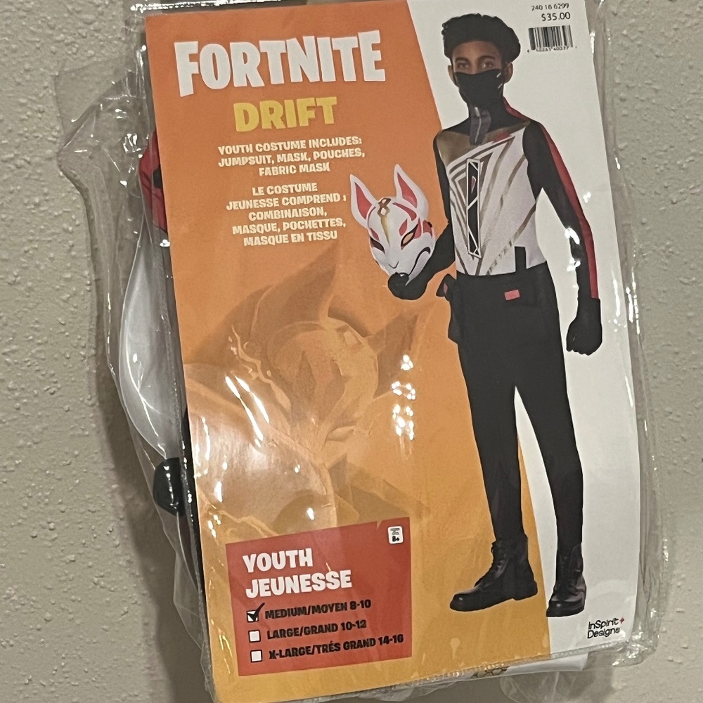 🔥 Fortnite Drift Legendary Skin Cosplay Costume